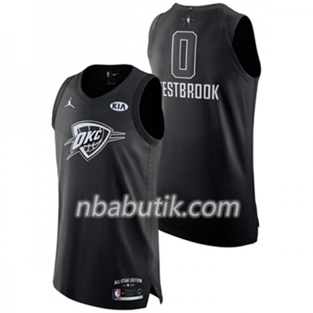NBA Mænd Trøje Oklahoma City Thunder Russell Westbrook 0 2018 All Star Jordan Brand Sort Swingman NBA Mænd Trøje Oklahoma City Thunder Russell Westbrook 0 2018 All Star Jordan Brand Sort Swingman